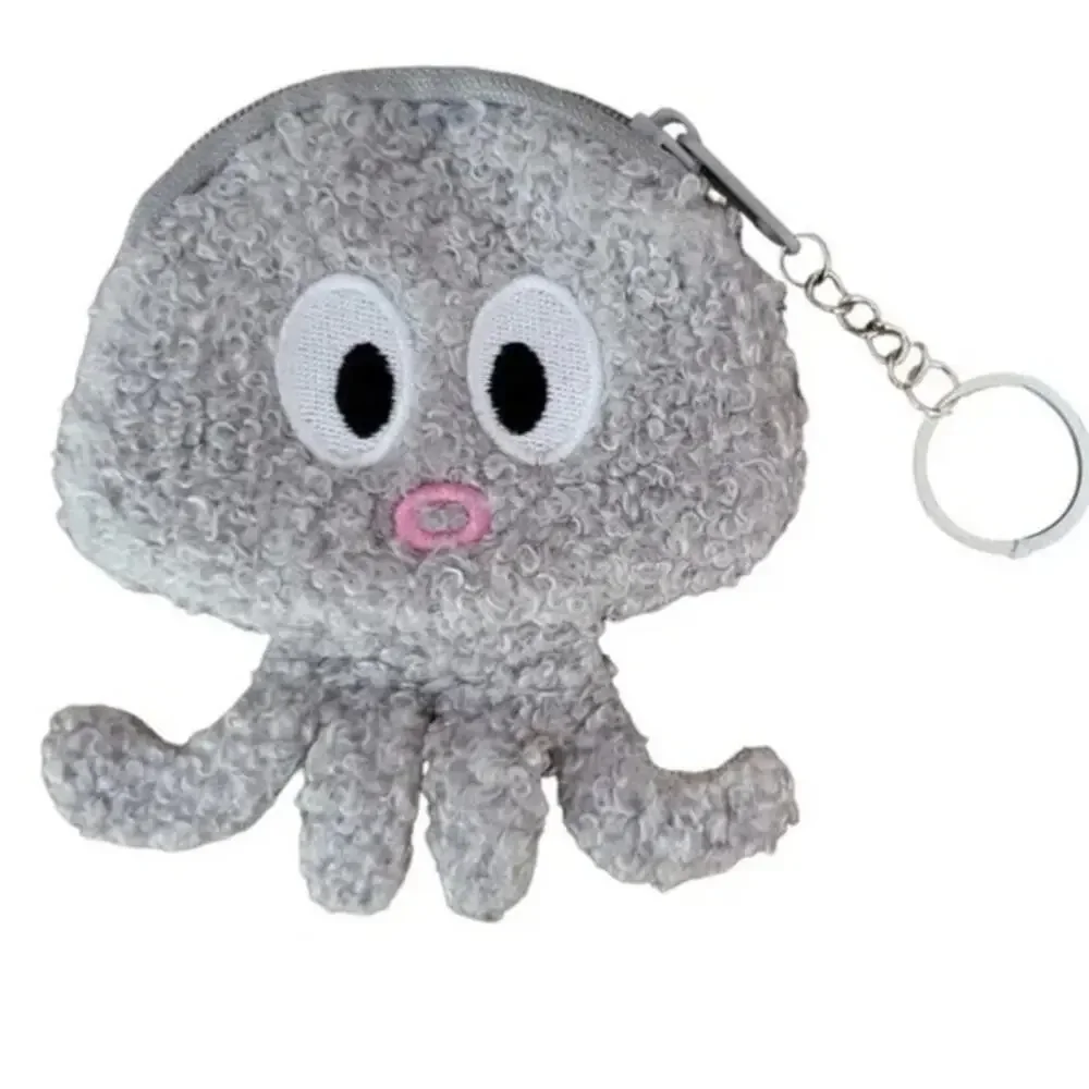BN super cute! Octopus fuzzy coin purse or bag charm